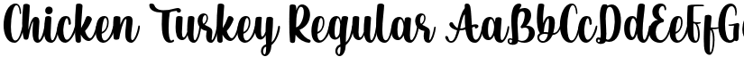 Chicken Turkey font download