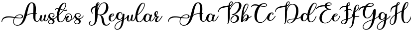Austos Regular font