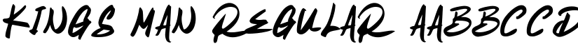 Kings Man Regular font