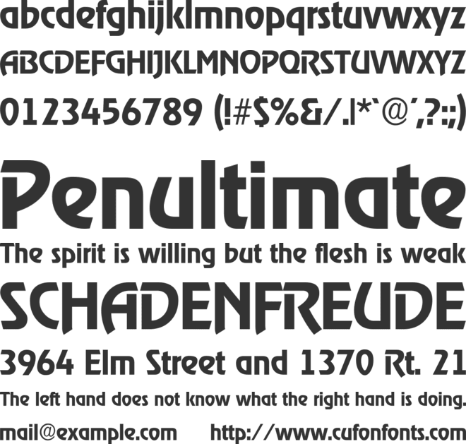 Revel Medium font preview