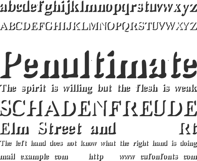 Pending Calte Grovo and Pakistan Book Complete font preview
