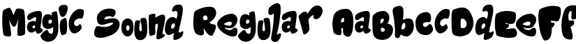 Magic Sound Regular font