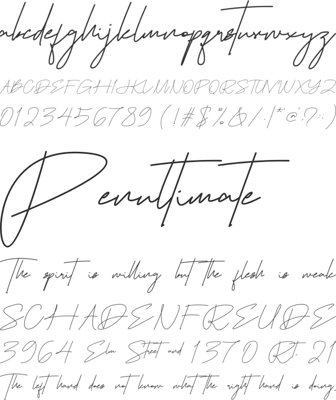 Easternation font preview