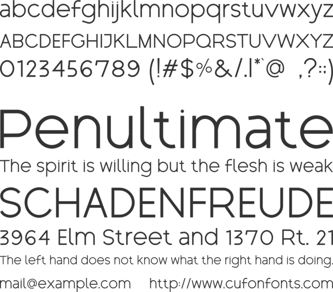 Brandink Sans font preview