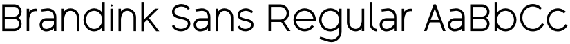 Brandink Sans Regular font