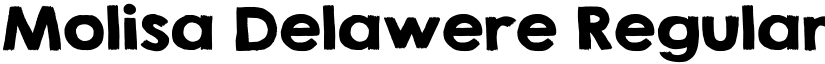 Molisa Delawere Regular font