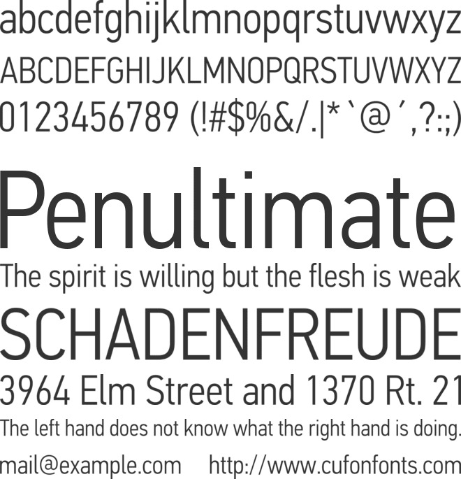 PF Din Text Cond Pro Light Font Download for Desktop & Webfont