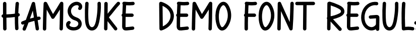 Hamsuke-Demo Font Regular font