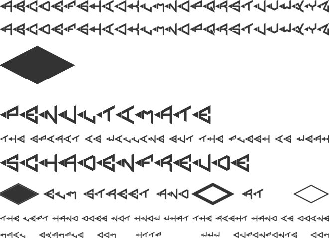 ABC-Width-Diamond-Monogram font preview