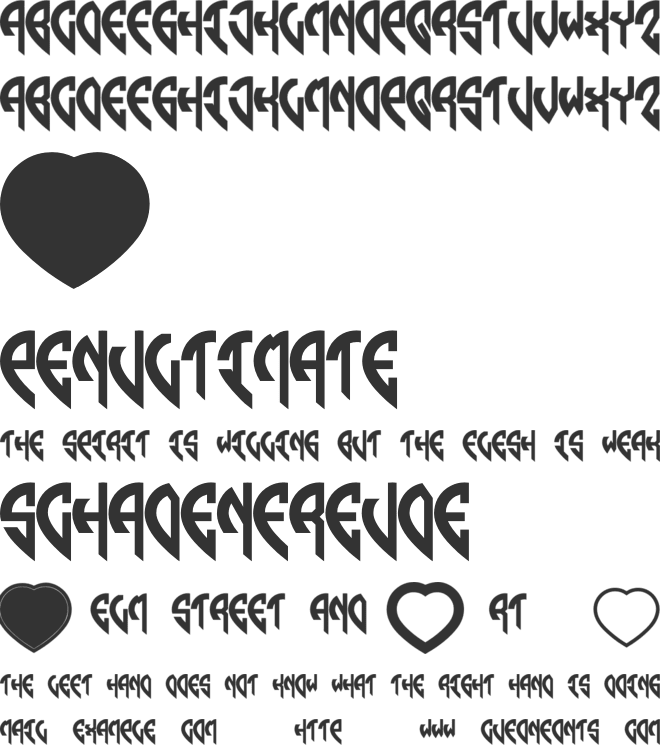 ABC-Love-Monogram font preview