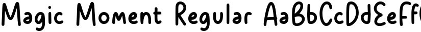 Magic Moment Regular font