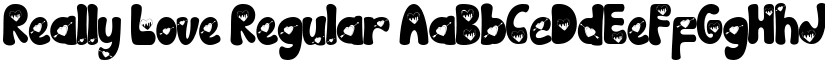 Really Love Regular font