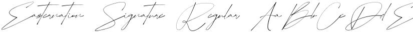 Easternation Signature Regular font