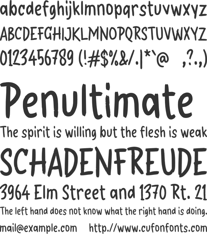 g Gion font preview