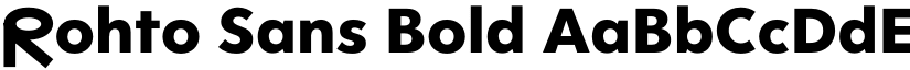Rohto Sans Bold font