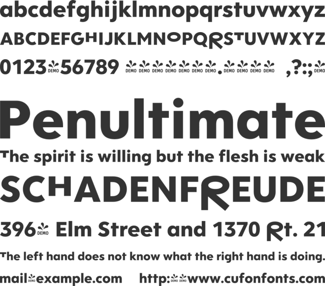 Rohto Sans font preview