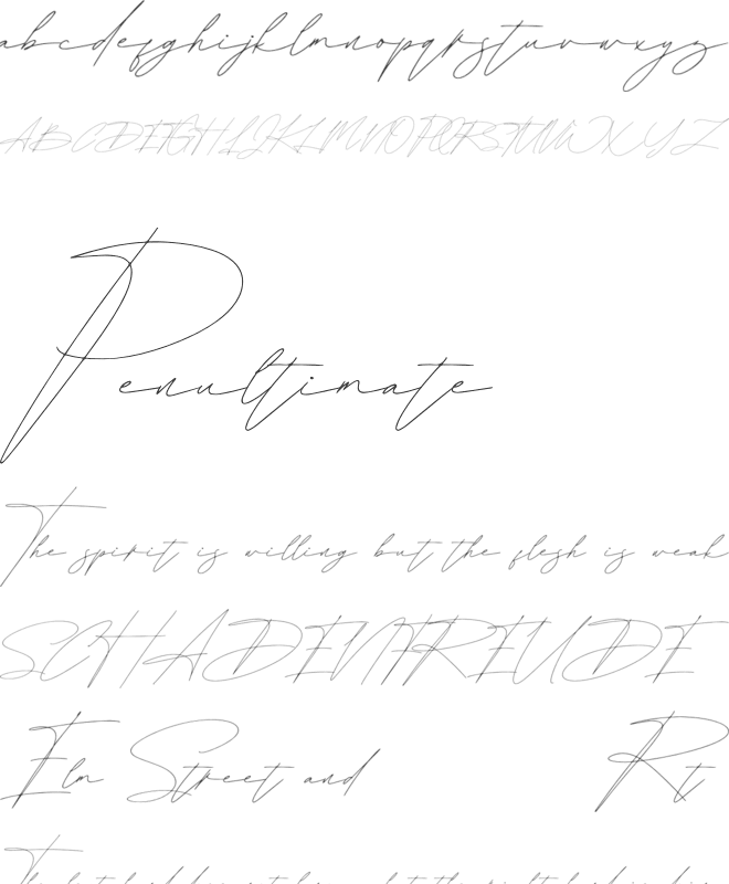 Daenerys font preview