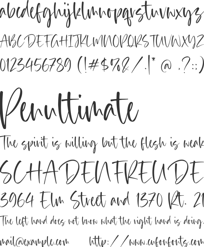 Rustic Homes font preview