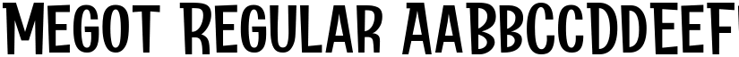 Megot Regular font