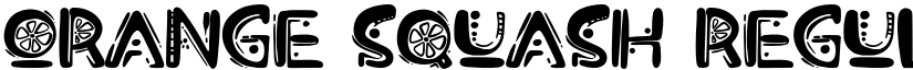 Orange Squash Regular font