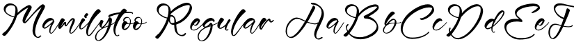 Mamilytoo Regular font