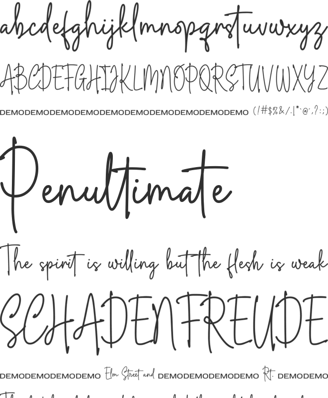 Brettley Signature font preview