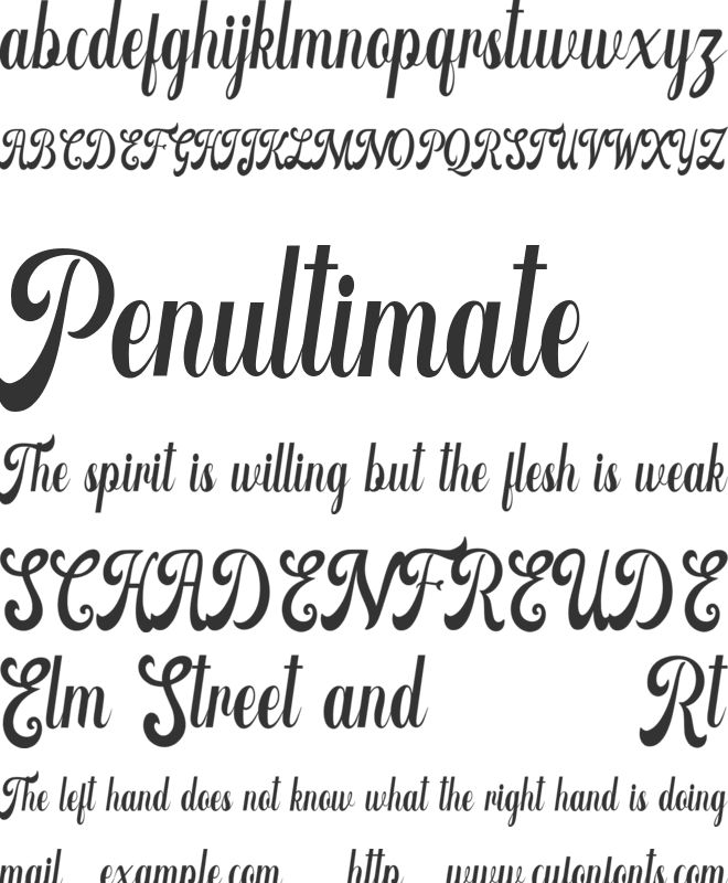 Kingsroad font preview