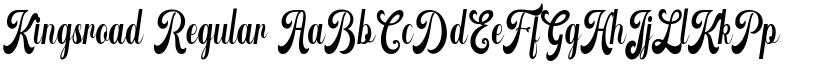Kingsroad Regular font