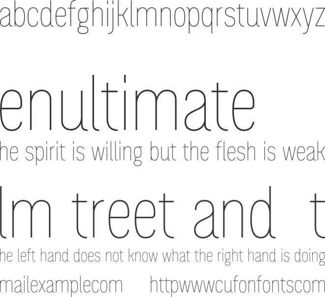 Kitchakan Trial font preview