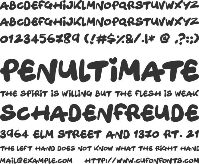 Tiny Angels font preview