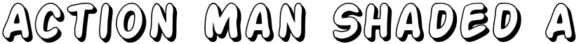 Action Man Shaded font