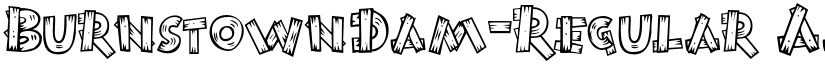 BurnstownDam-Regular font