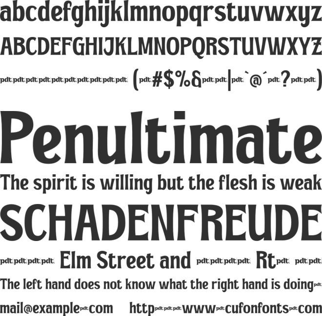 AKOODItrial font preview