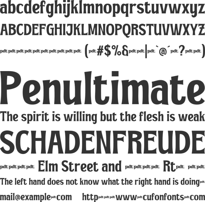 AKOODItrial font preview