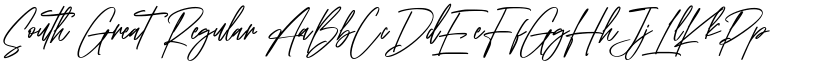 South Great Regular font