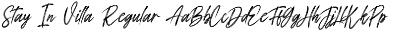 Stay In Villa Regular font