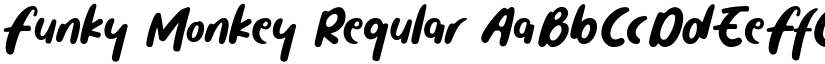 Funky Monkey Regular font