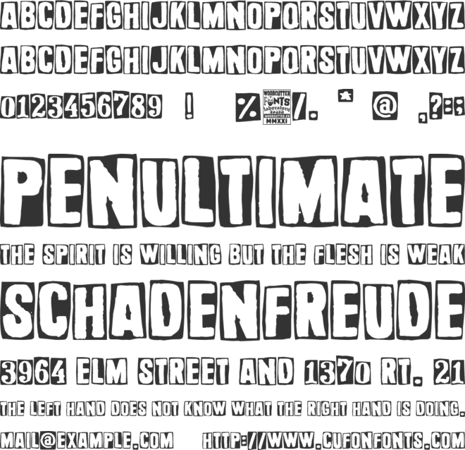 Basurero Humano font preview