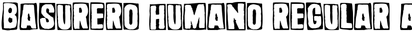 Basurero Humano Regular font
