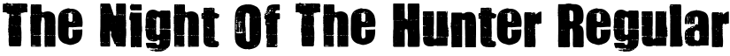 The Night Of The Hunter Regular font
