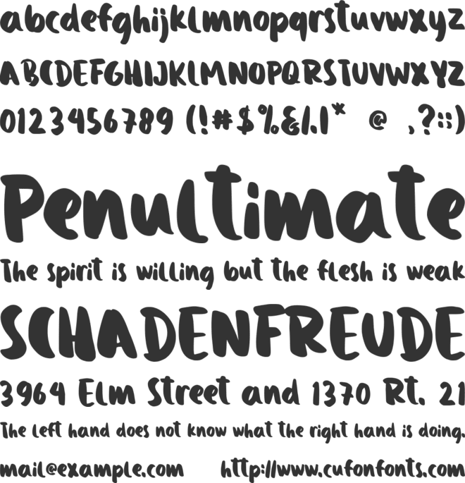 Morning Alecya font preview