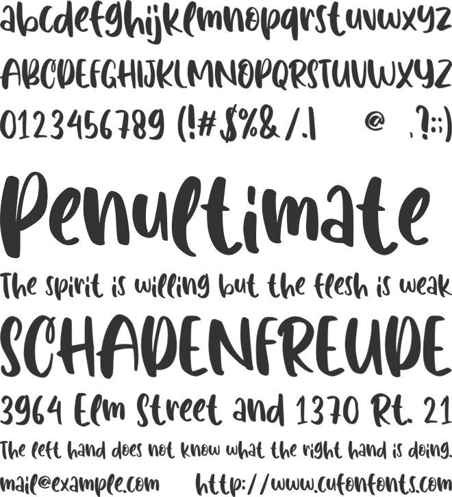 Marsha Carolline font preview