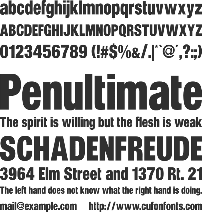 Balbek Personal Use Only font preview