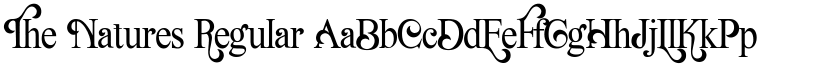 The Natures Regular font