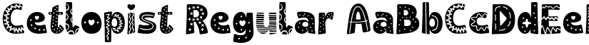 Cetlopist Regular font