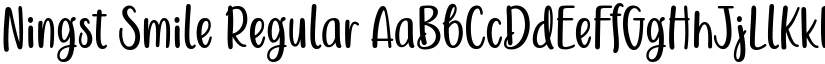 Ningst Smile Regular font