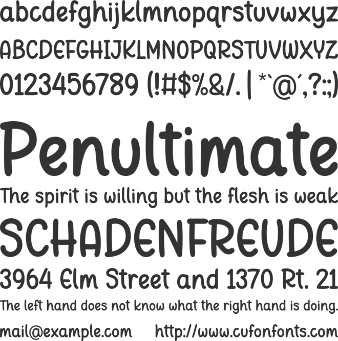 Ningst Only Peace font preview