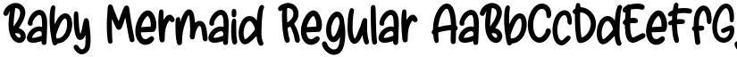 Baby Mermaid Regular font