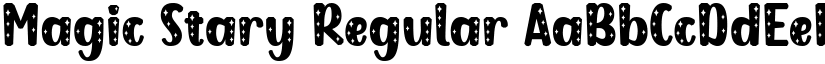 Magic Stary Regular font
