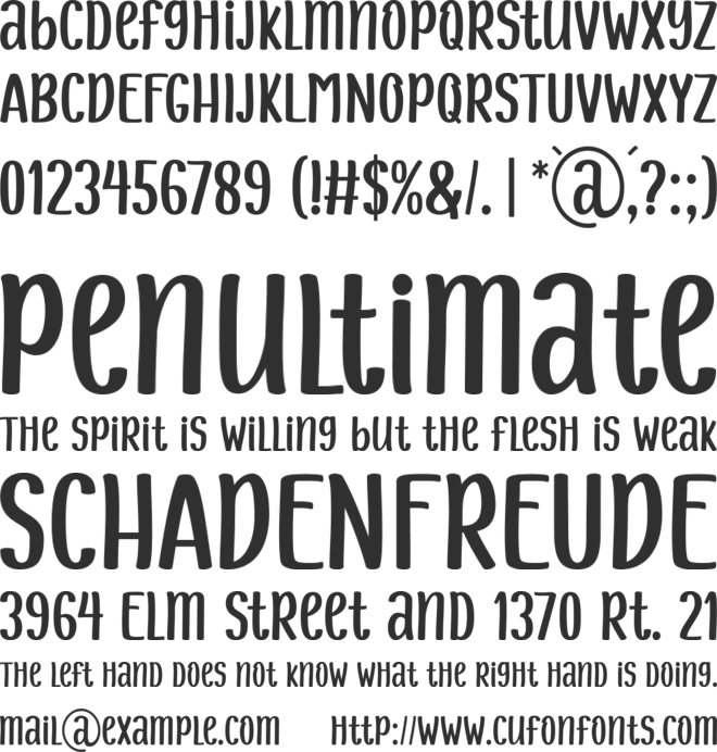 Christmas Smiling font preview